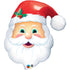 Jolly St Nick Santa 81cm foil helium filled for parties in Bondi and Sydney